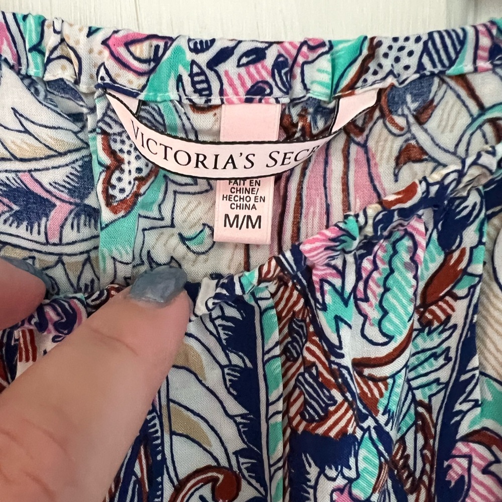 Victoria’s Secret cover up romper paisley